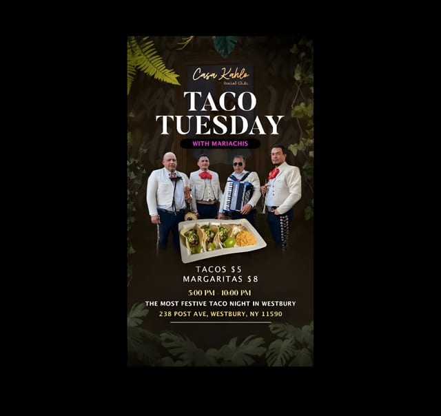 Taco Tuesday with Mariachis at Casa Kahlo